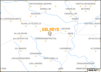 map of Golmayo