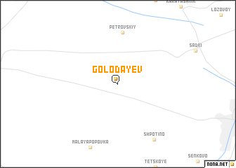 map of Golodayev