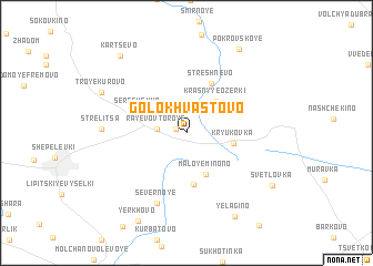 map of Golokhvastovo