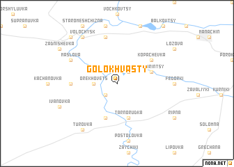 map of Golokhvasty