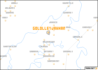 map of Gololley Jawhar