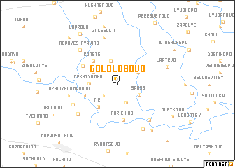 map of Gololobovo