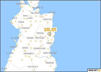 map of Golon