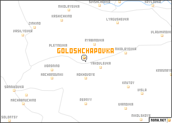 map of Goloshchapovka