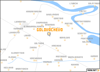 map of Golovachëvo