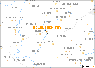map of Golovenchitsy
