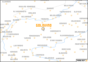 map of Golovino