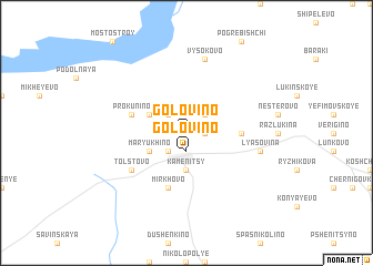 map of Golovino