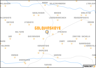 map of Golovinskoye