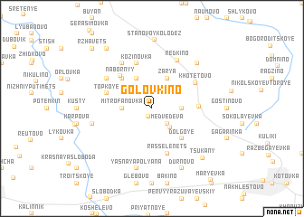 map of Golovkino