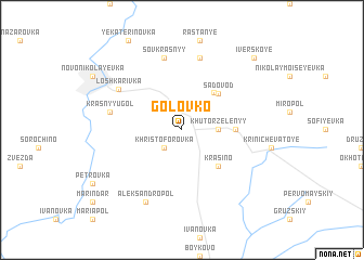 map of Golovko
