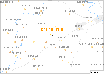 map of Golovlëvo