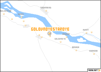 map of Golovnoye Staroye