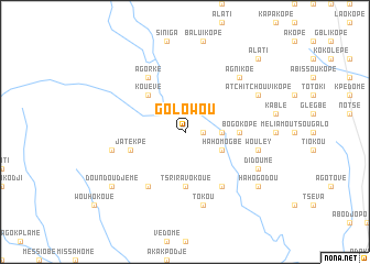 map of Golowou