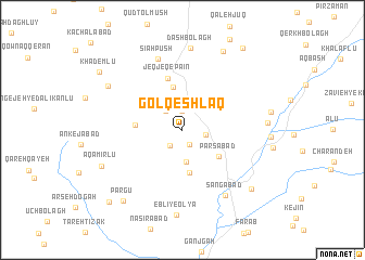 map of Golqeshlāq