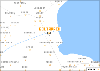 map of Gol Tappeh