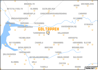 map of Gol Tappeh