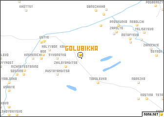 map of Golubikha