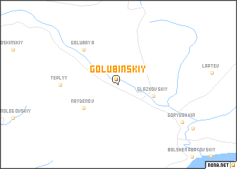 map of Golubinskiy