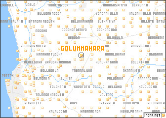 map of Golummahara