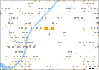 map of Golum