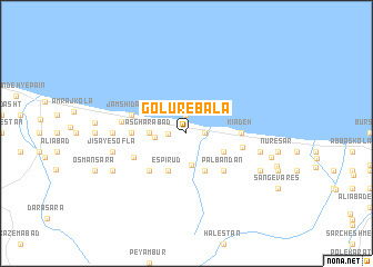 map of Golūr-e Bālā