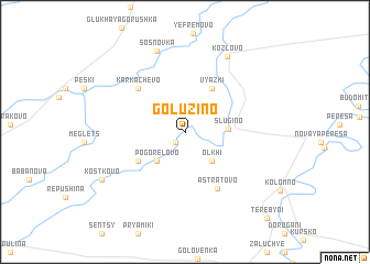 map of Goluzino