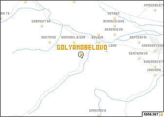 map of Golyamo Belovo