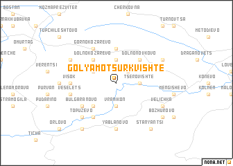 map of Golyamo Tsŭrkvishte