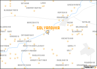 map of Golyanovka