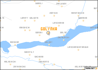 map of Golynka