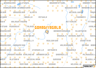map of Gomadiyagala