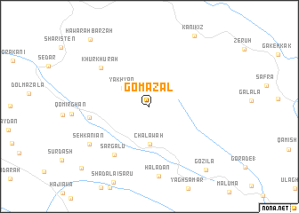 map of Gomazal