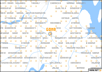 map of Goma