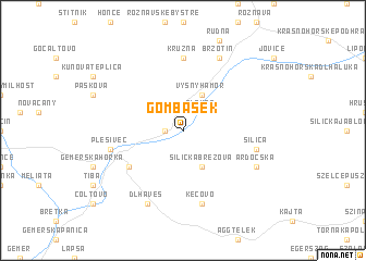 map of Gombasek