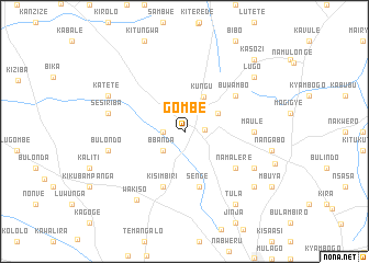map of Gombe