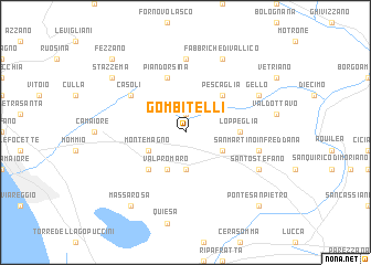 map of Gombitelli