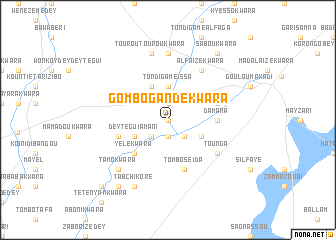 map of Gombogandé Kwara