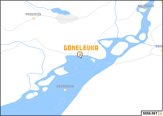 map of Gomelevka