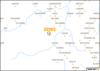 map of Gomes