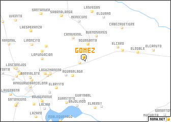 map of Gómez