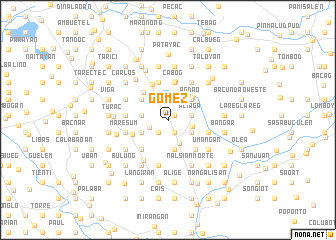 map of Gomez