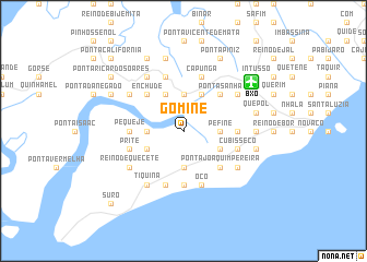 map of Gominé