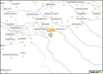 map of Gomi