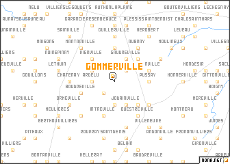 map of Gommerville