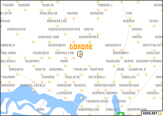 map of Gomone