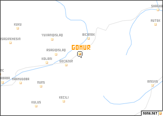 map of Gömür