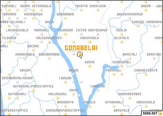 map of Gonābelāi