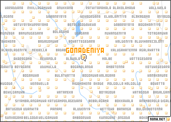 map of Gonadeniya