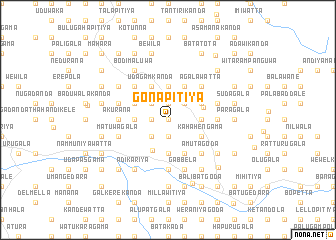 map of Gonapitiya